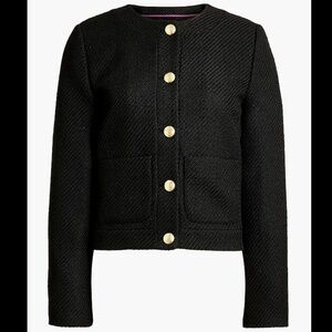 NWT J. Crew Factory Black Tweed Lady Jacket